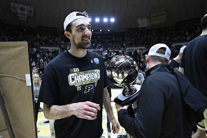 ethan morton big ten title celebration